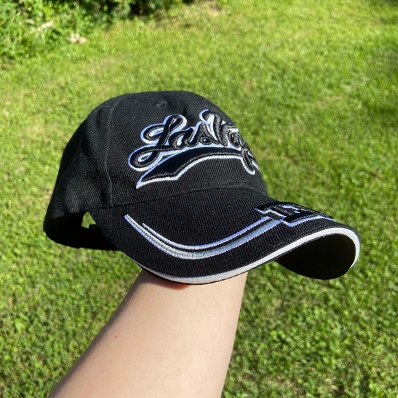 Black Embroidered Las Vegas Hat - Picture 3 of 10